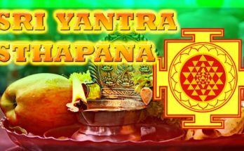 Shree Yantra sthapana