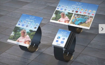Smartwatch with 8 displays made by patent / IBM, this phone and tablet will also convert