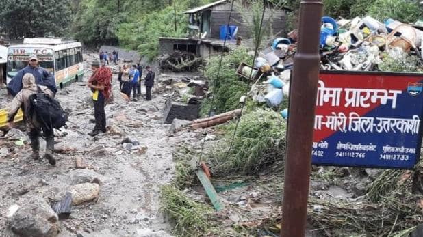17 people found dead after a cloudburst in Uttarkashi in Uttarakhand