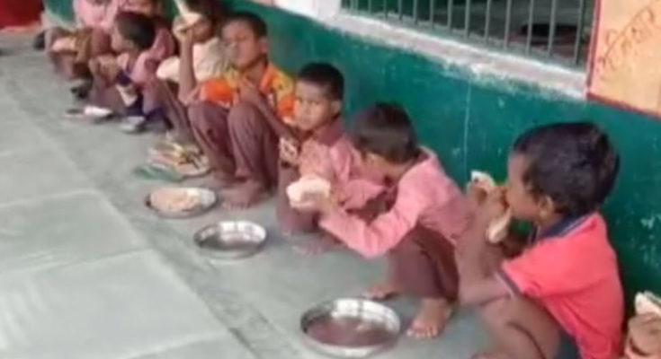 FIR on 2 people for feeding salt bread in Mid-day meal in Mirzapur