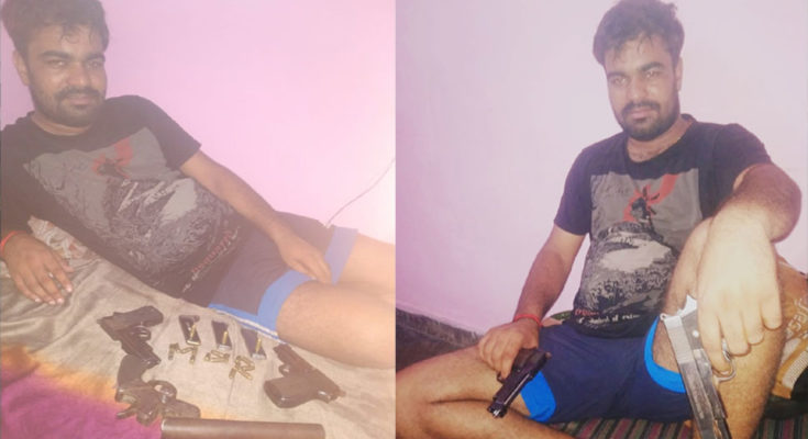 Delhi: Haryana's infamous criminal Jagdeep alias Moni Peacock, arrested by police