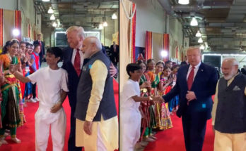 This boy became a Smart Boy by taking a selfie with Trump and PM Modi, shadow in social media